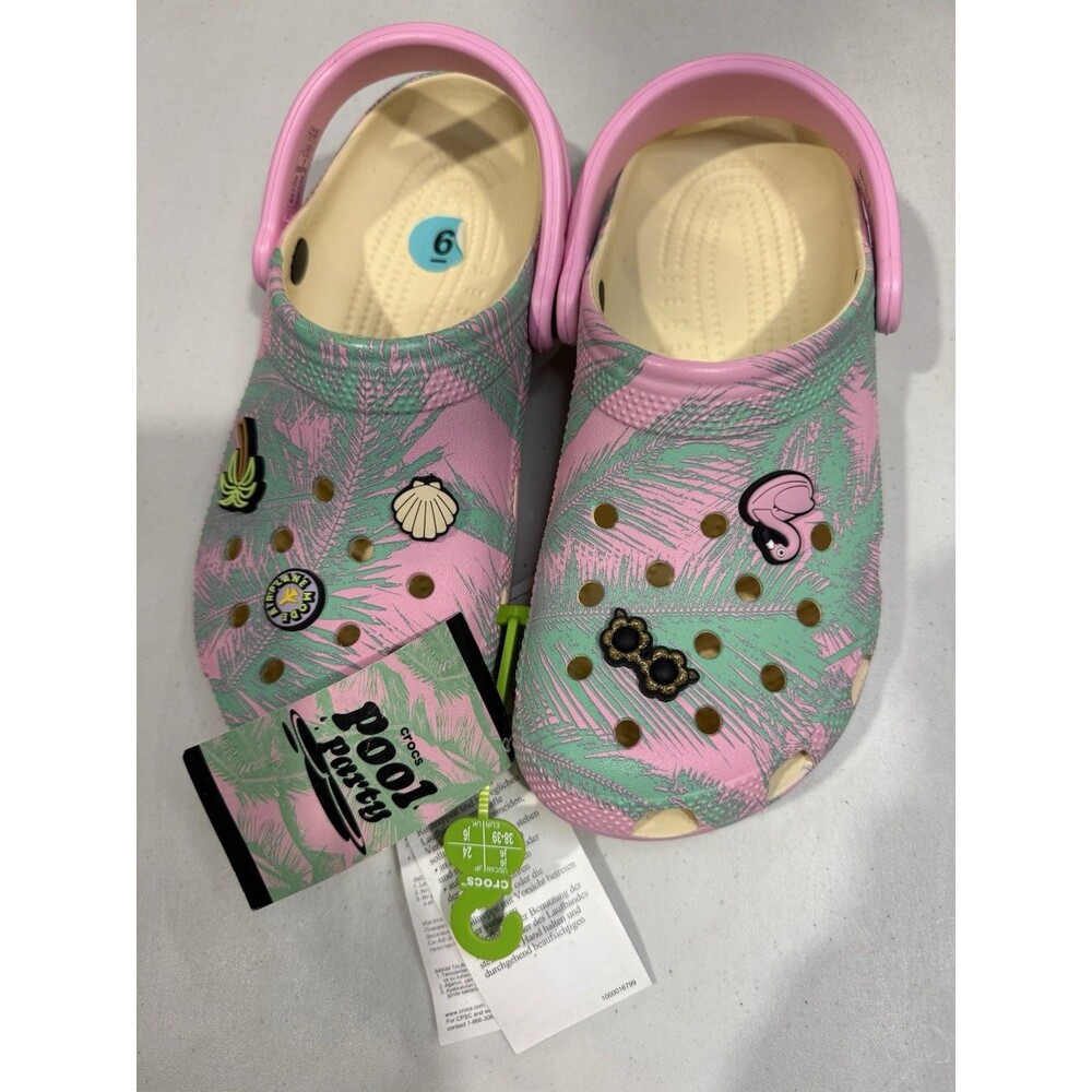 GIRL’S CROCS POOL PARTY CLASSIC SPRING BREAK CLOG US SIZE J6